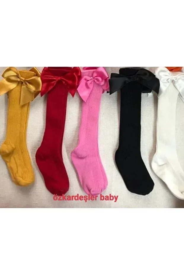 Детские носки для девочек с оборкой Özkardeşler Baby, Multicolored — фото 2