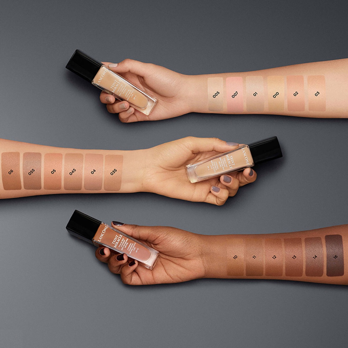 Lancome Teint Miracle: Увлажняющая тональная основа, оттенок 005 Beige Ivoire, 30 мл — фото 2