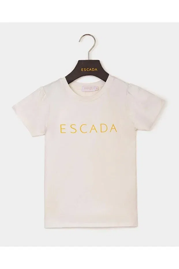 Детская футболка с длинным рукавом Escada, White