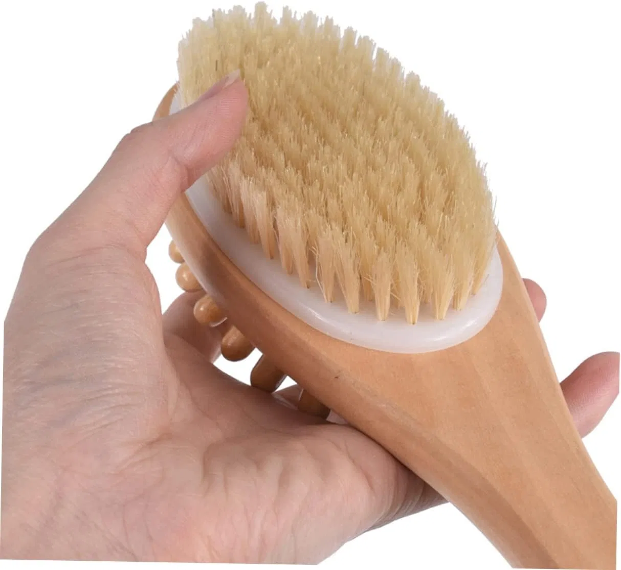 Двусторонняя щетка для тела, Housoutil, набор 2 шт, 35x12.7x6.5 см — фото 2