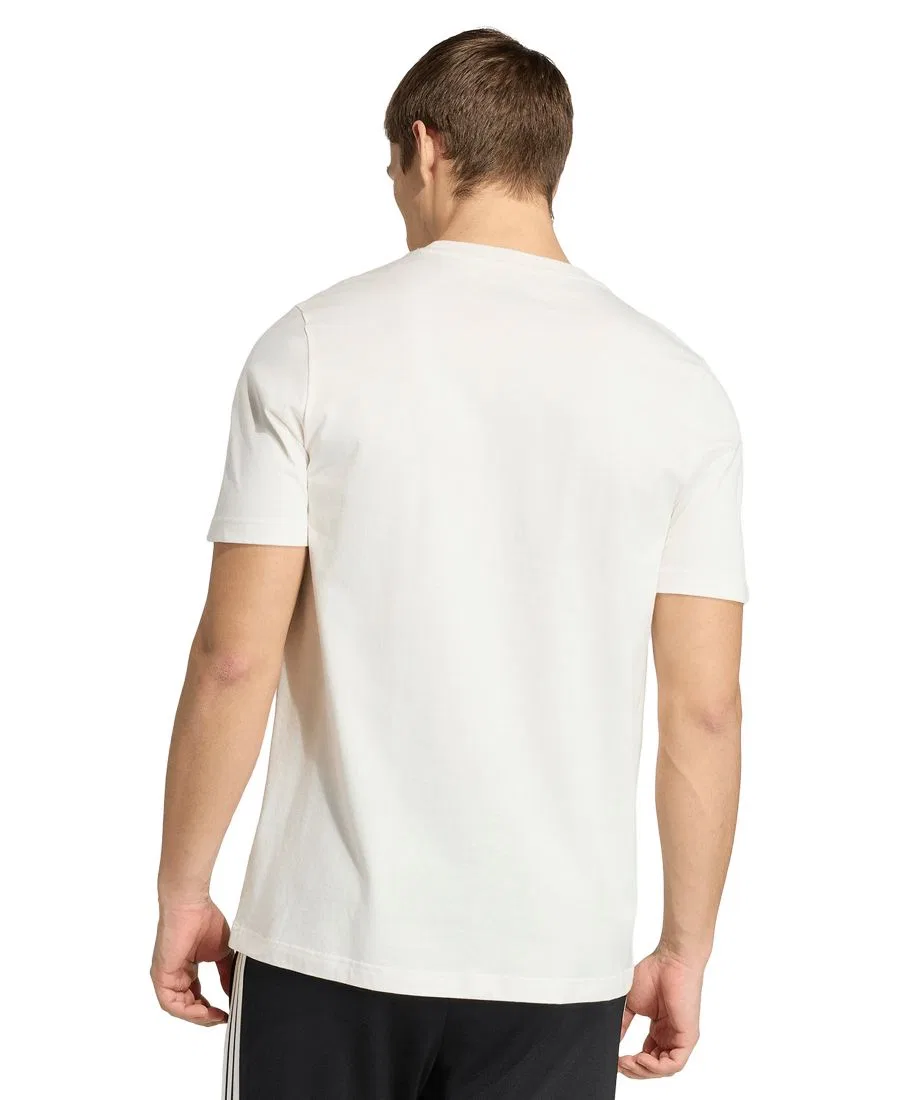 Футболка с принтом Football Slogan adidas, White — фото 3