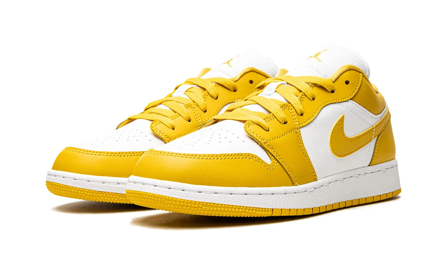 Детские баскетбольные кроссовки для мальчиков с высокой шнуровкой Jordan 1 NIKE, Mustard White — фото 2