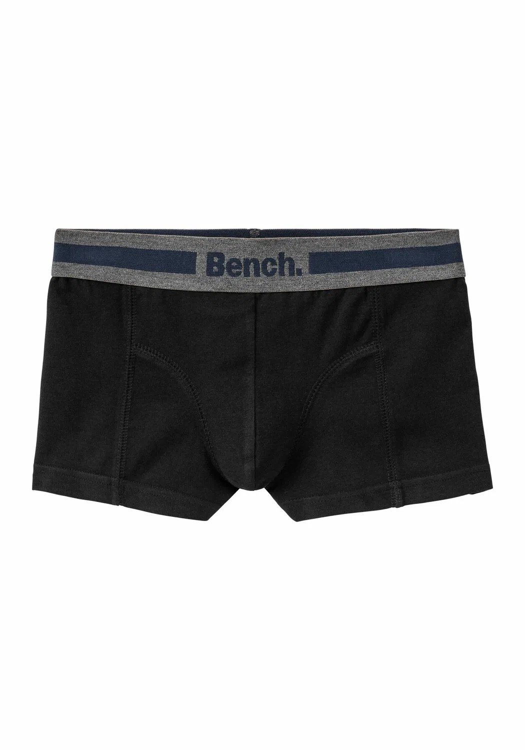 Детские боксеры с контрастным брендингом Bench, Черный / Темно-серый — фото 3