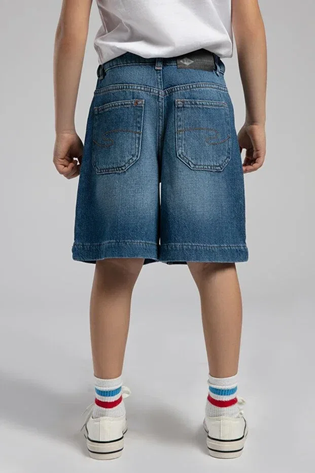 Детские шорты для мальчиков джинсовые Normal waist comfortable boy's denim shorts 252 lcb Lee Cooper, Denim — фото 3