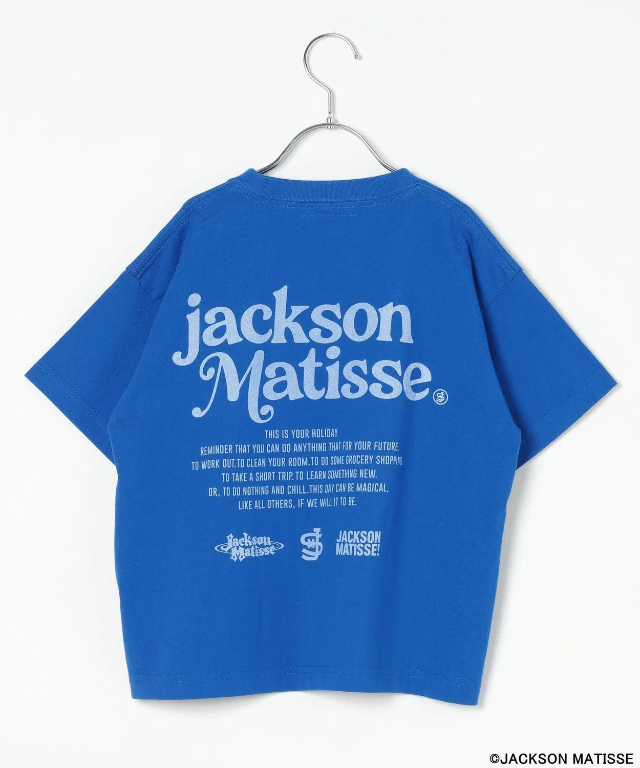 Детская футболка с принтом JACKSON MATISSE, Blue