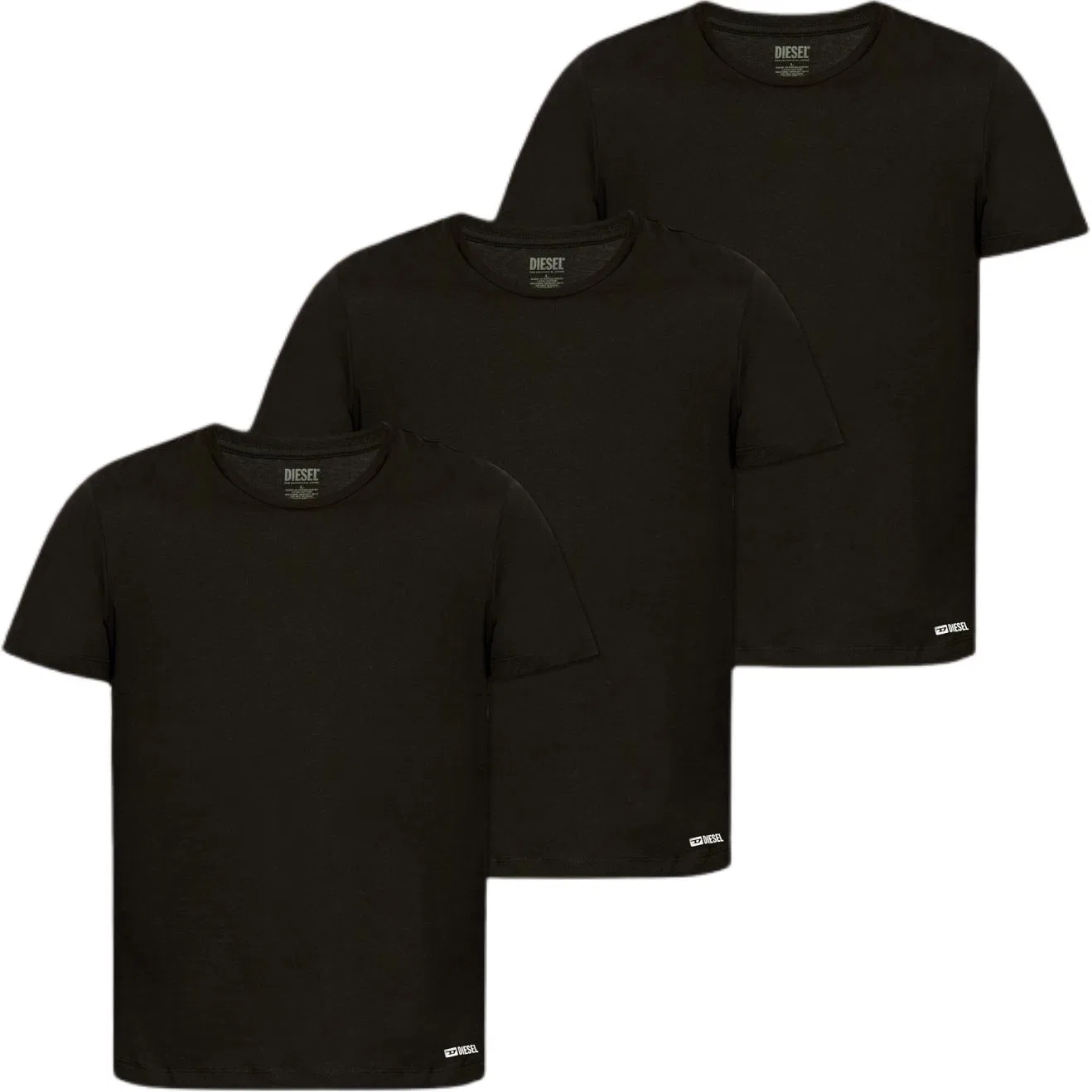 Футболка мужская 3 Pack Black DIESEL