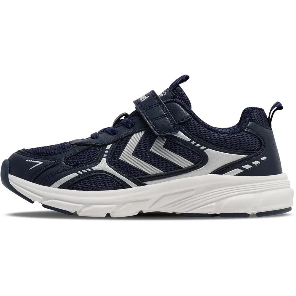 Детские кроссовки для девочек с эластичными шнурками Effort One VC Hummel, Blue