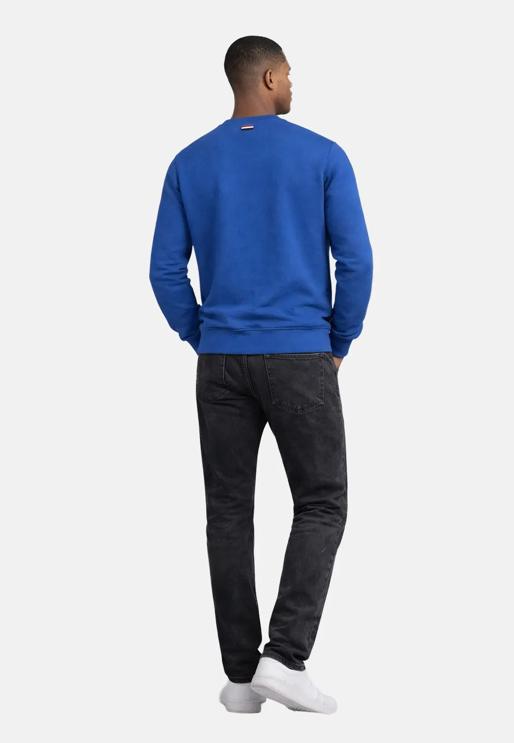Мужской свитшот с круглым вырезом U.S. Polo Assn., Cobalt — фото 4