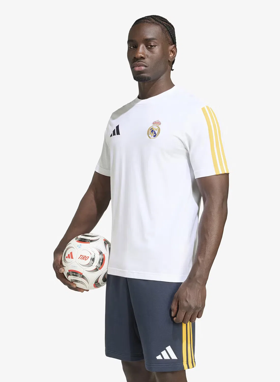 Футболка с коротким рукавом Real Madrid DNA Adidas, белый
