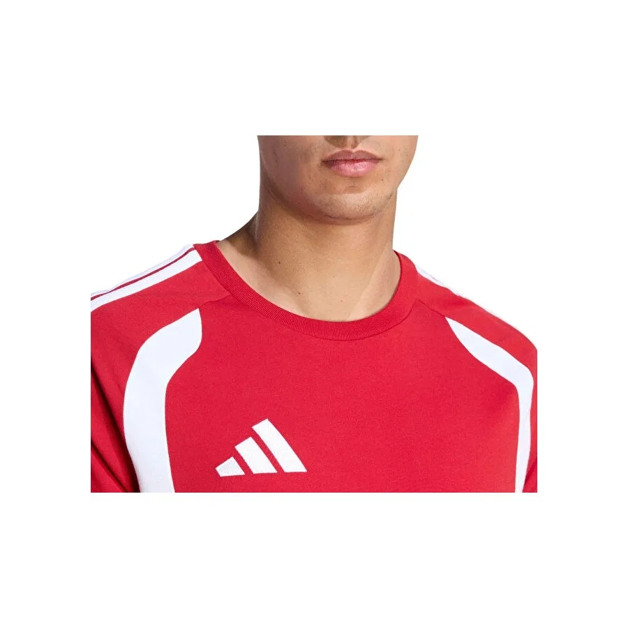Футболка спортивная с длинным рукавом TIRO26 League Sw Tee Adidas, Красный — фото 3