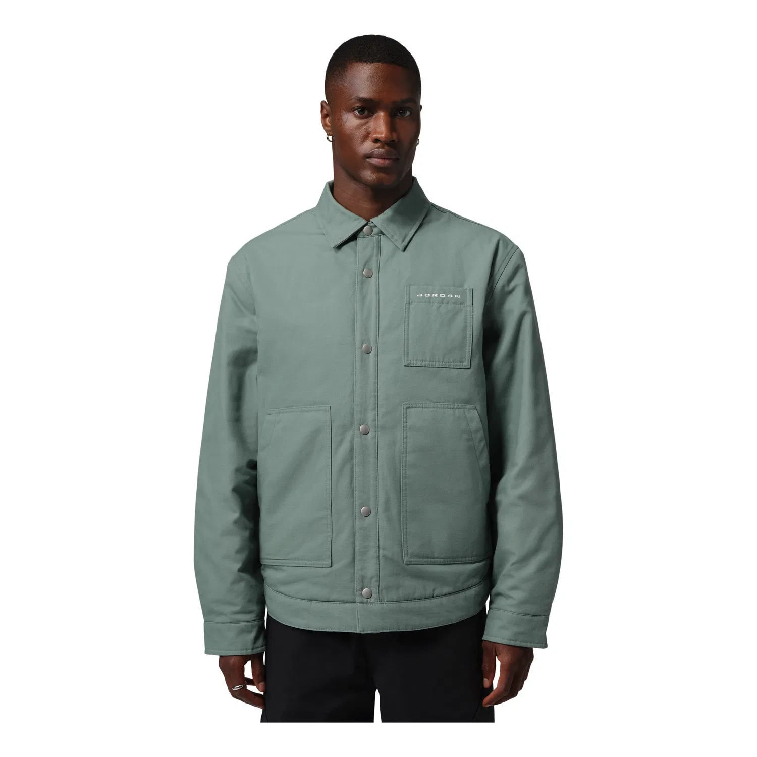 Мужская куртка Flight Mid-Layer Shirt Jacket 'Clay Green Night Forest Black' Jordan, Clay Green/Night Forest/Black