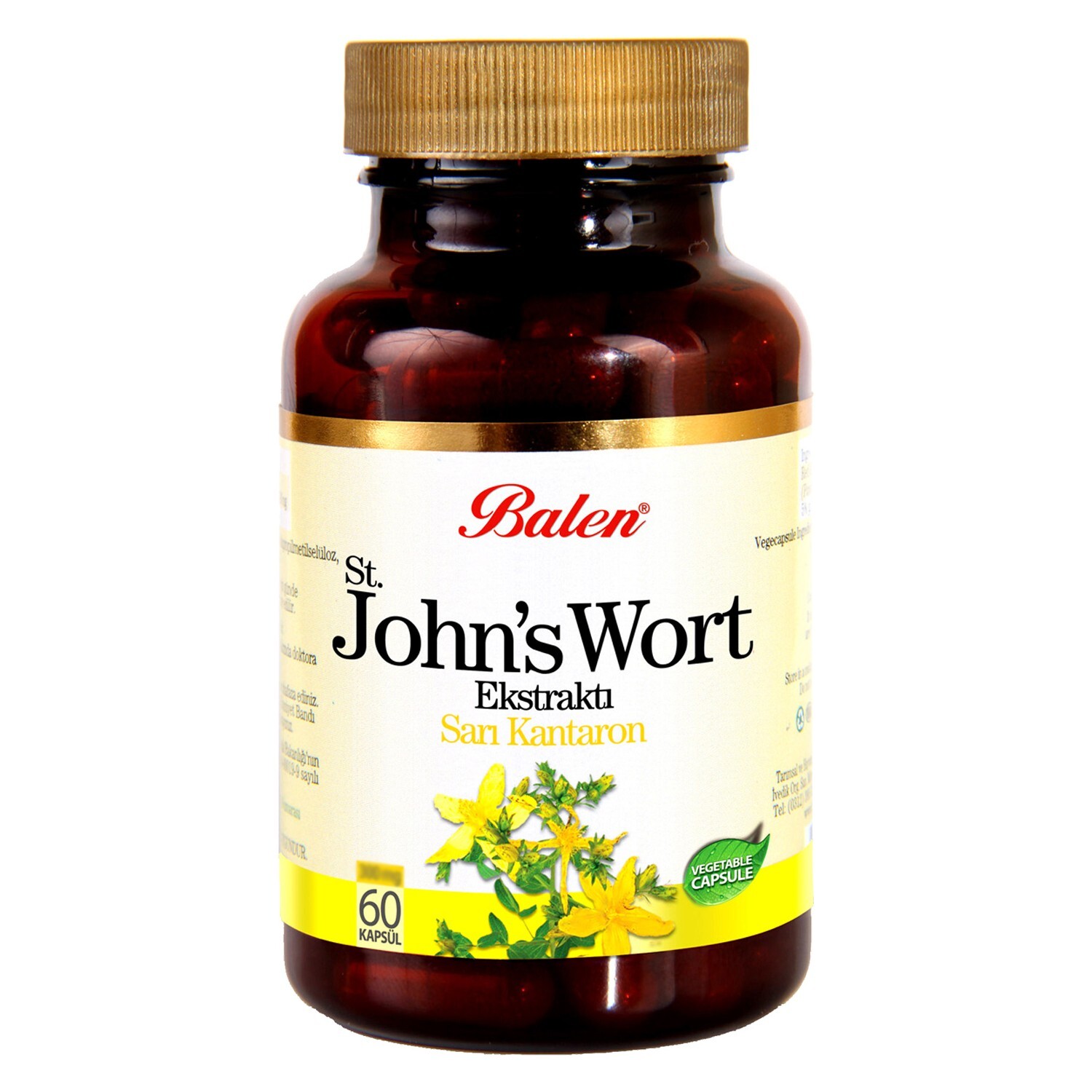 

Добавка Balen St. John's Wort Extract 375 мг, 60 капсул