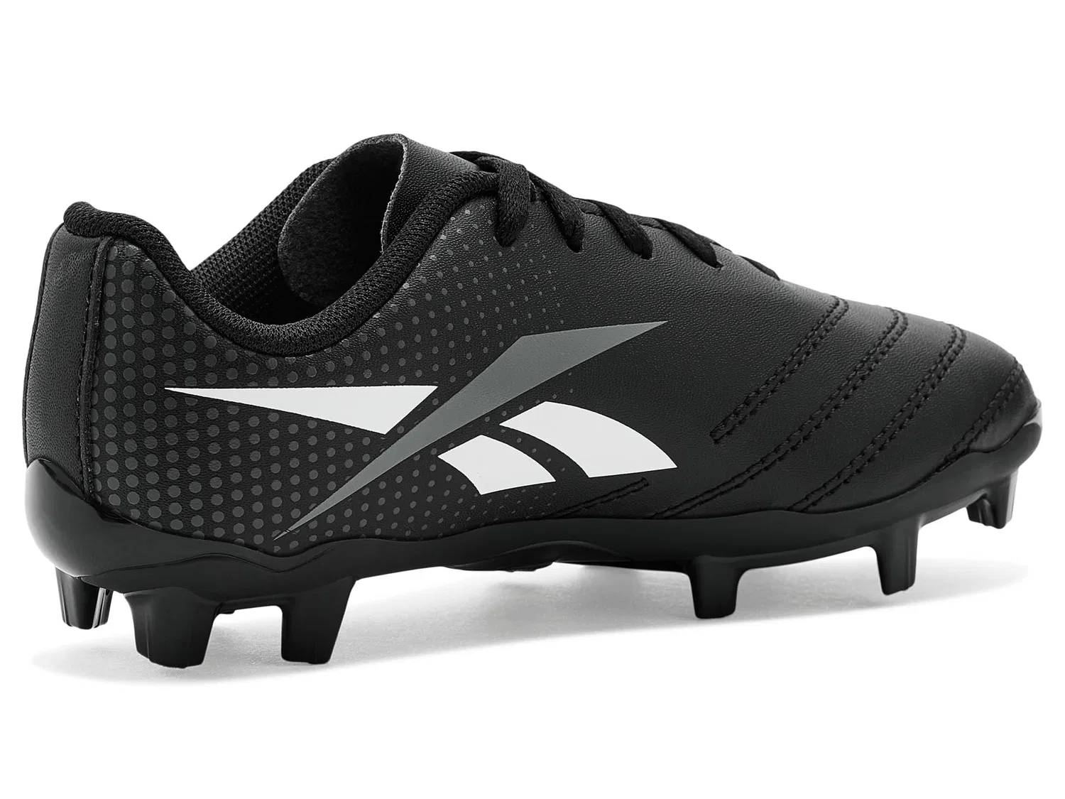 Бутсы Strike MG Soccer Cleat (для маленьких и больших детей) Reebok Kids, Black/Grey — фото 4