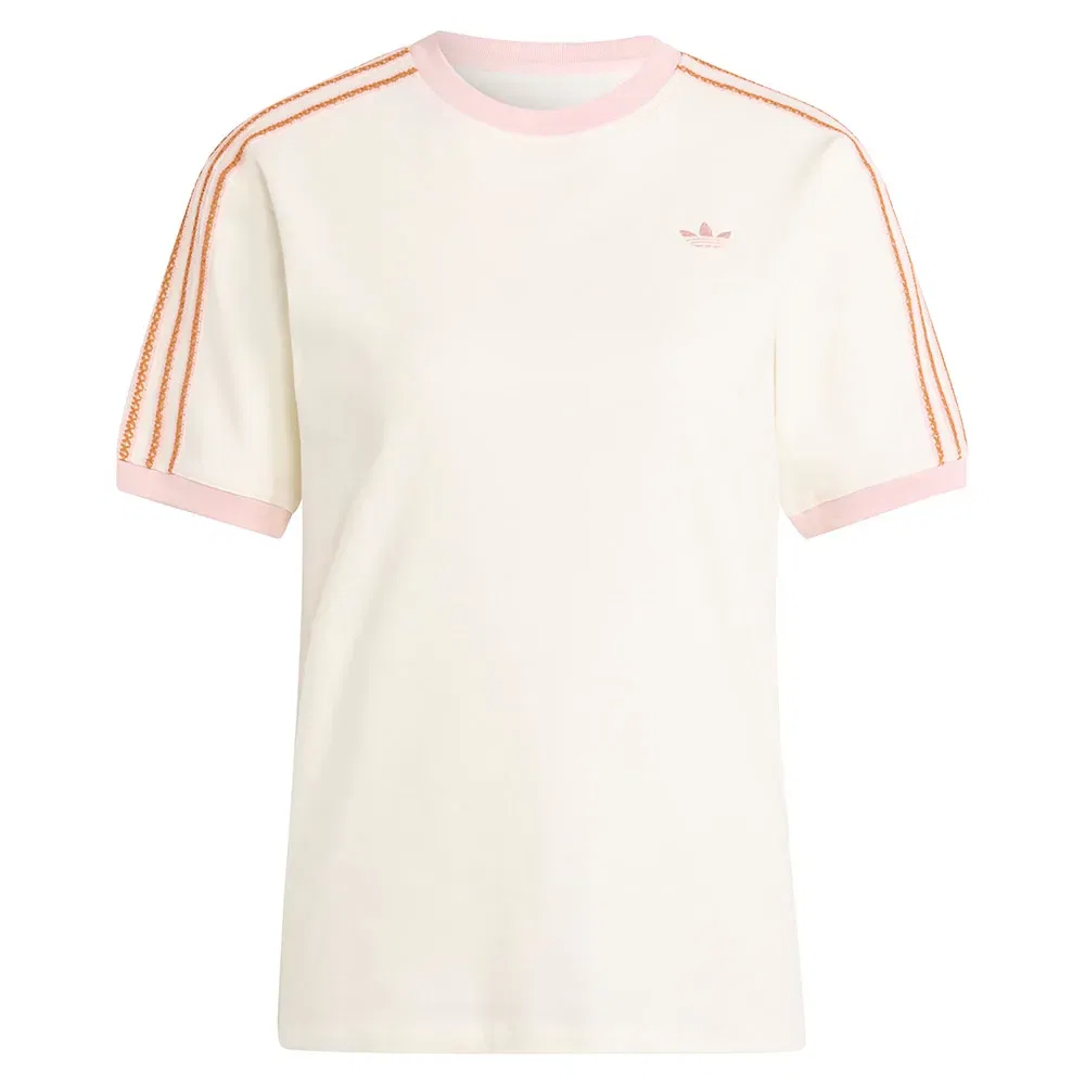 Футболка с коротким рукавом 3 Stripes Adidas Originals, бежевый — фото 3