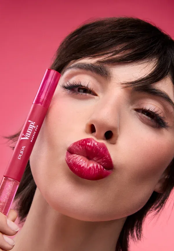 Губная помада-маркер и блеск для губ Vamp! marker duo 4 мл Pupa Milano, Spicy Raspberry, цвет spicy raspberry — фото 2