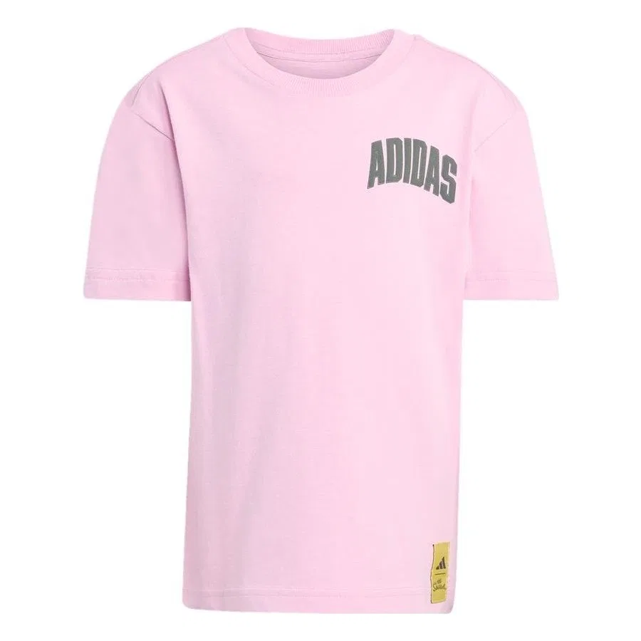 Детская футболка с принтом LK SIM T JM0831 adidas, Розовый