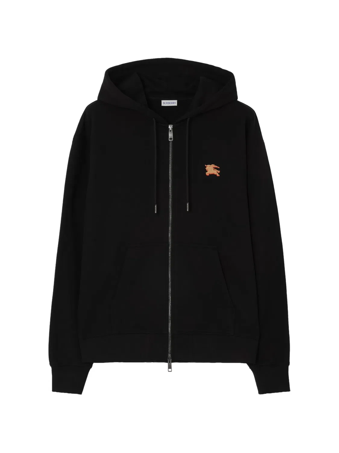 Burberry Худи на молнии Knight Check черный