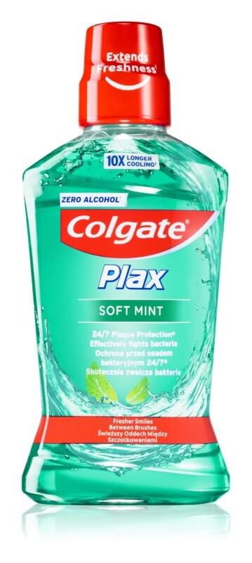 

Жидкость для полоскания рта против зубного налета Colgate Plax Soft Mint