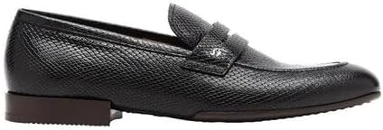 Мужские кожаные мокасины Salvatore Ferragamo Pieve черного цвета — фото 2