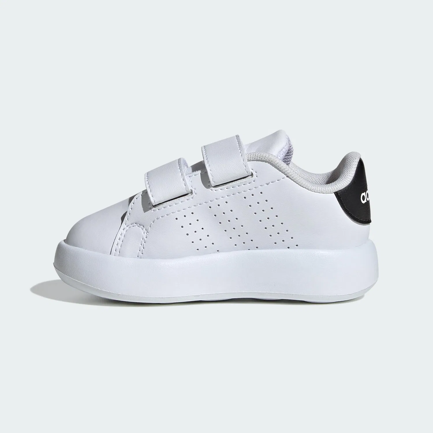 Детские кроссовки с липучками Advantage Kids Adidas, Cloud White — фото 2