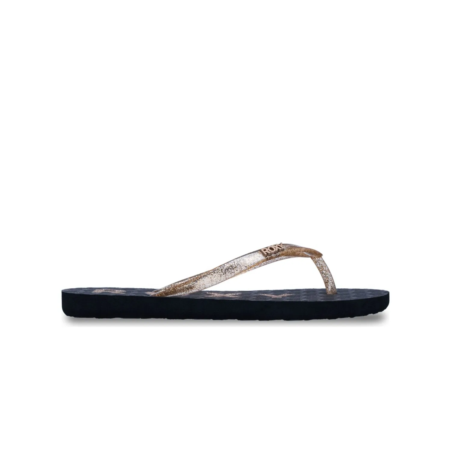 Детские сандалии с блестками Rg Viva Sparkle Roxy, Black/Gold — фото 2