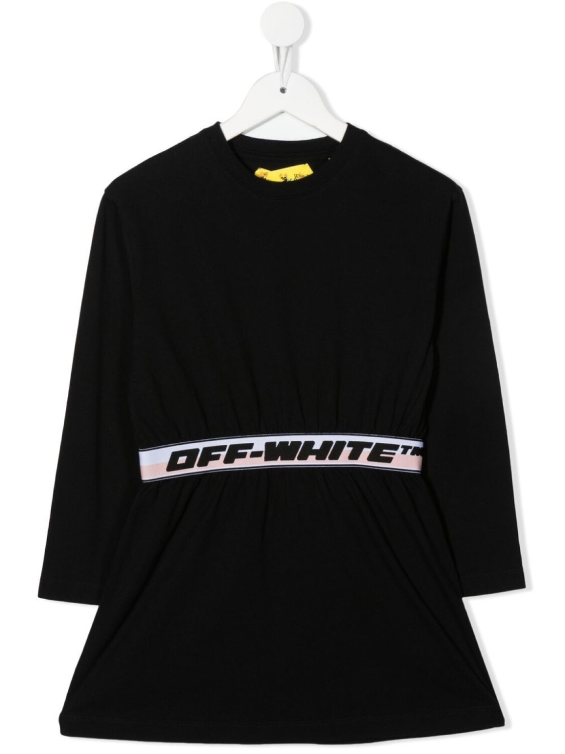 

Платье мини с логотипом Off-White Kids, черный