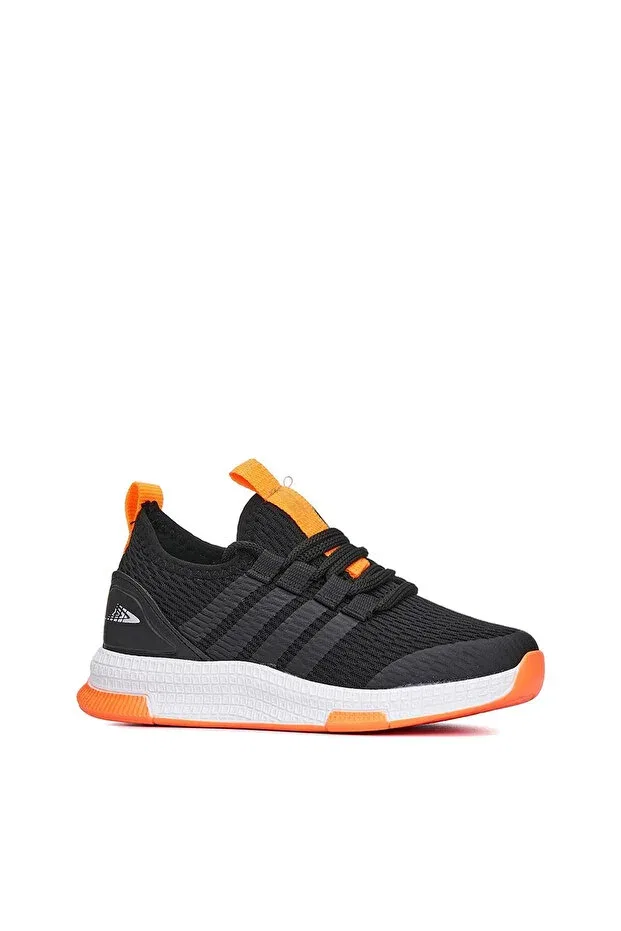 Детские спортивные кроссовки для девочек с сеткой Callibron, Black Orange