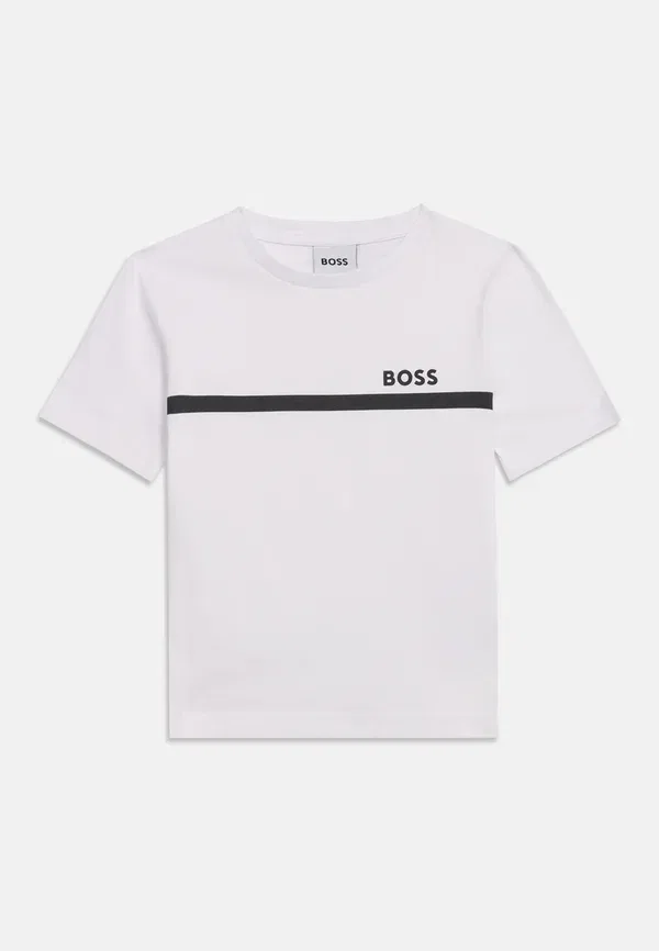 Футболка с короткими рукавами - футболка с принтом Boss Kidswear, белый — фото 3