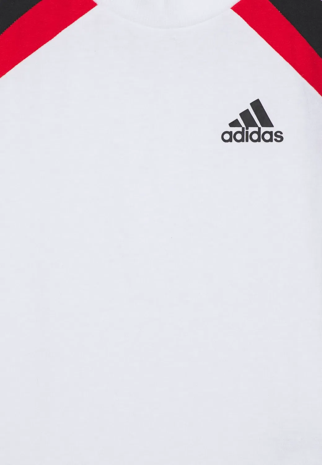 Яркая футболка - футболка с принтом Adidas Performance, White/Black — фото 3