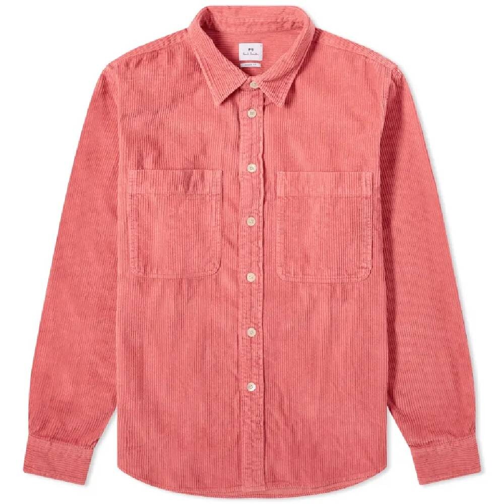 

Рубашка Paul Smith Cord, розовый