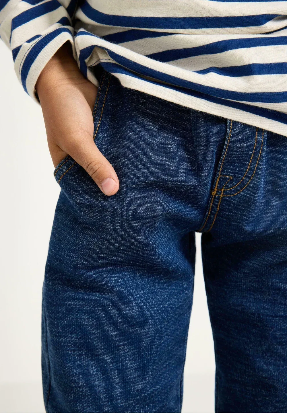 Джинсы свободного кроя Lindex, Dark Blue — фото 3