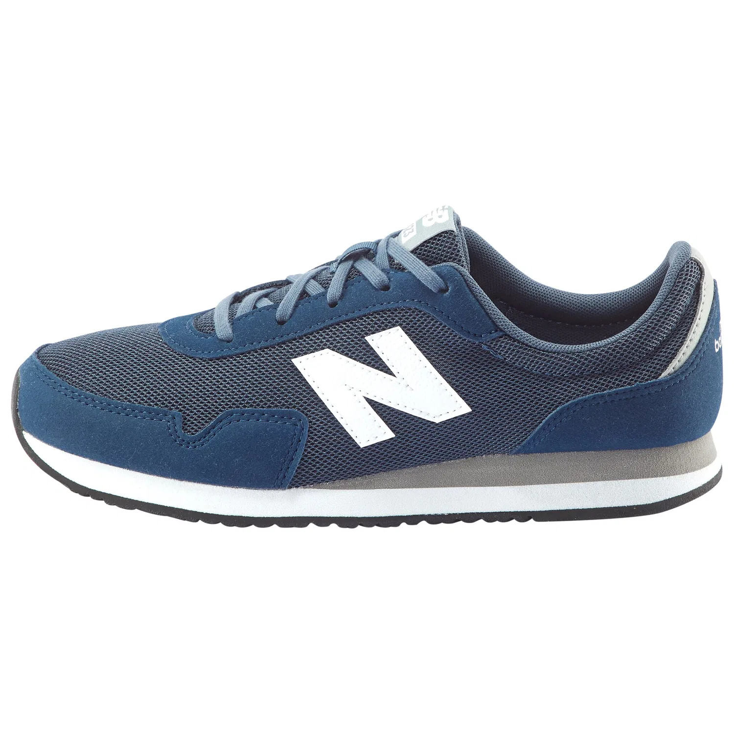 Детские кроссовки со шнуровкой New Balance, Navy/White — фото 2