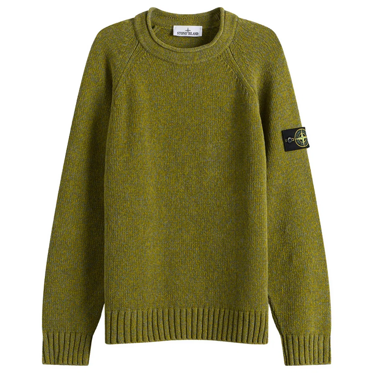 Джемпер из хлопкового футера Mouline Cotton Chenille Stone Island, Cactus Melange