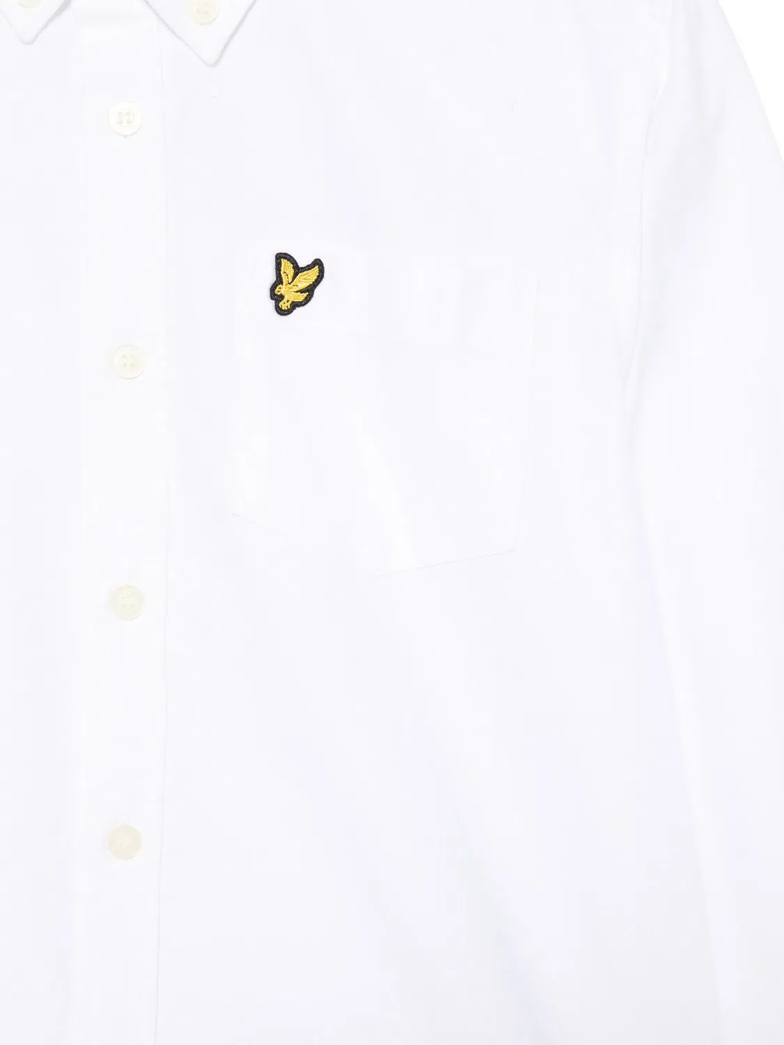 Рубашка Оксфорд из хлопка Lyle & Scott, белый — фото 2
