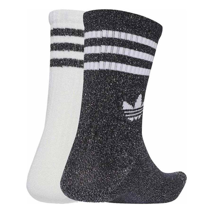 Носки спортивные с блестками 3S Glitter Cr 2 adidas, Черный — фото 2