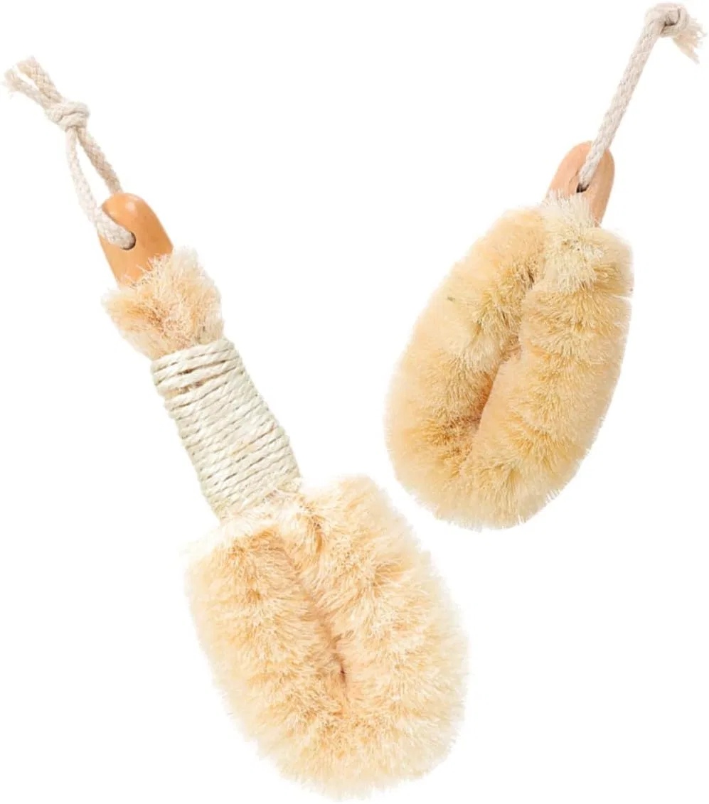 Набор щеток для тела Sisal Zerodeko, 2 шт, большой и маленький, 25x9x5 см