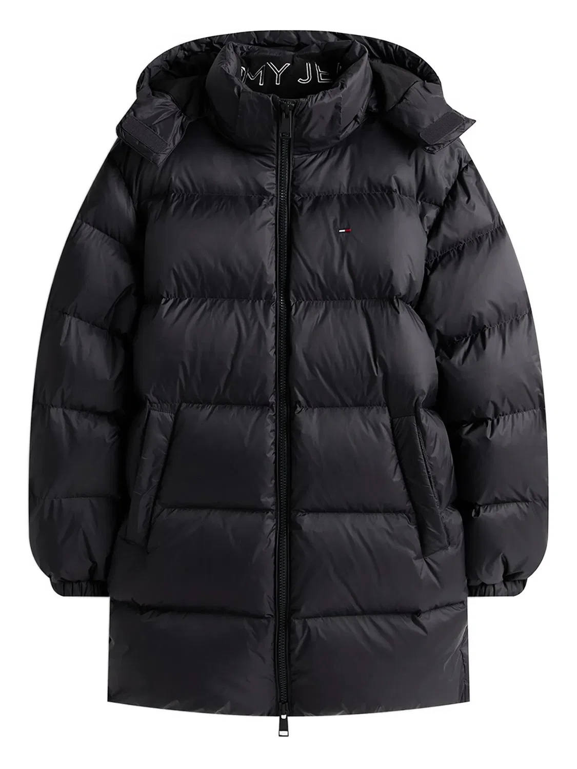 Куртка с капюшоном и пухом Tommy Hilfiger, черный