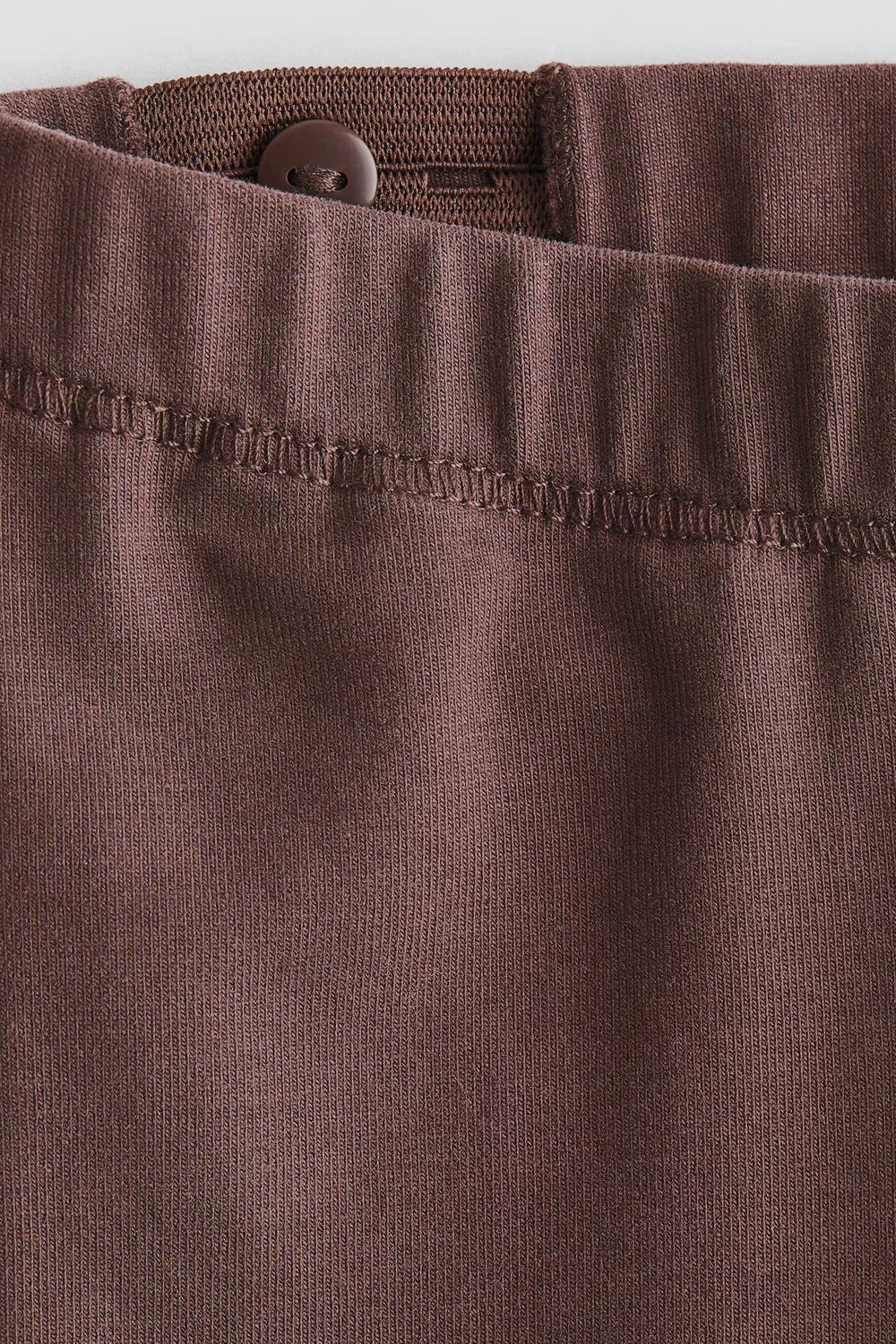 Леггинсы из хлопка пима H&M, Braun — фото 2