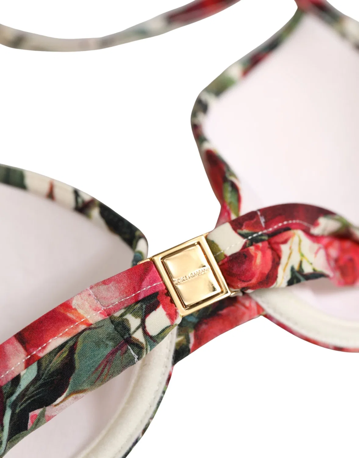 Женский топ бикини с цветочным принтом Dolce & Gabbana, Multicolor — фото 3