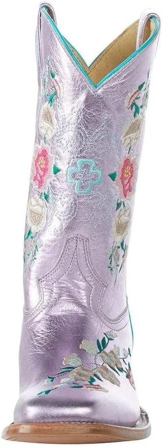 Детские сапоги для девочек с квадратным носком Metallic Rose Garden Macie Bean, Multi — фото 2
