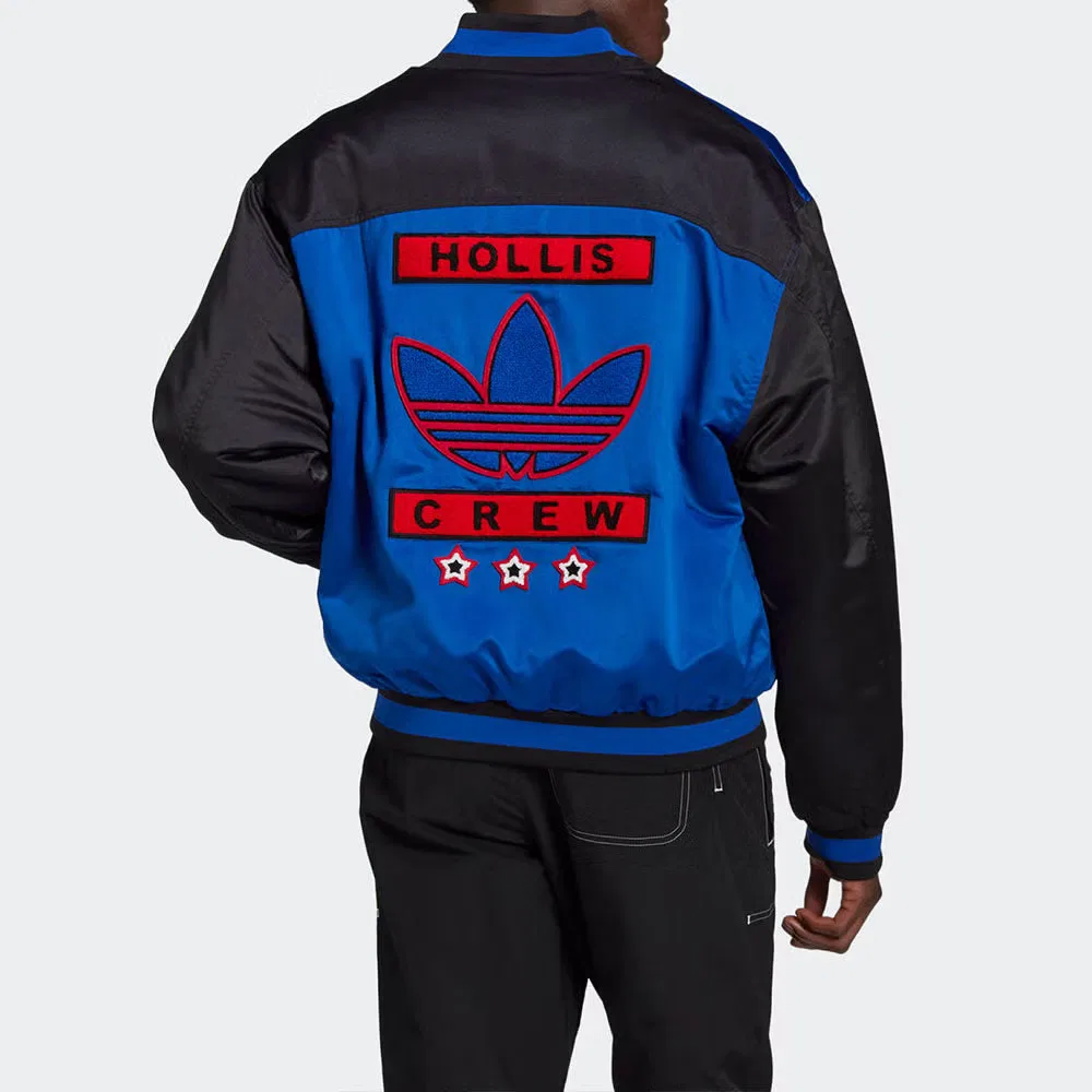 Куртка с принтом Originals Run-DMC Adidas, синяя — фото 3