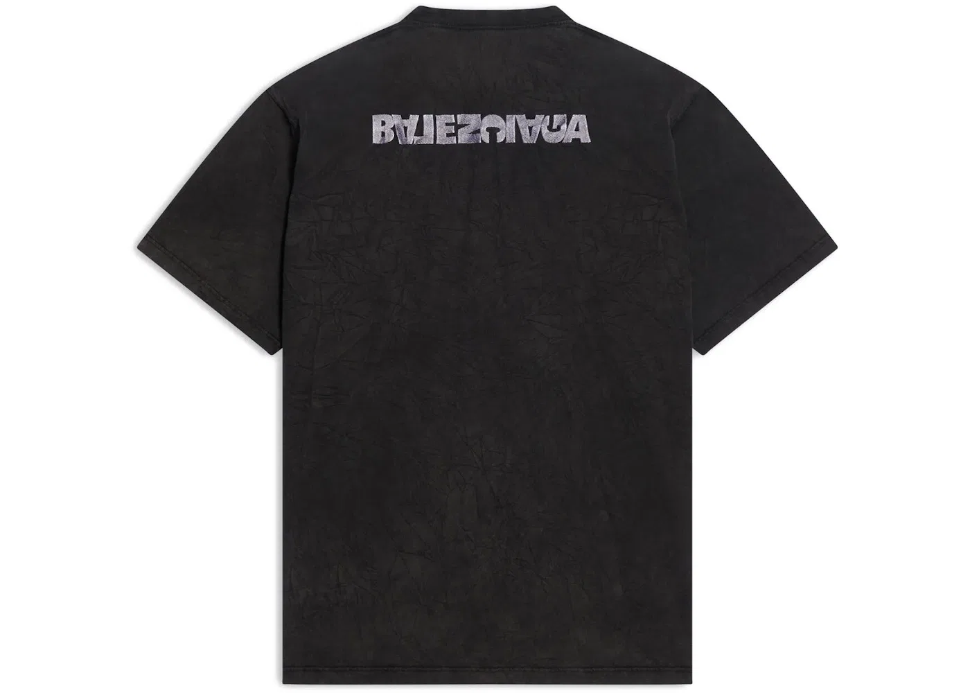 Мужская футболка с разрезом Turn Slit Balenciaga, Black — фото 2