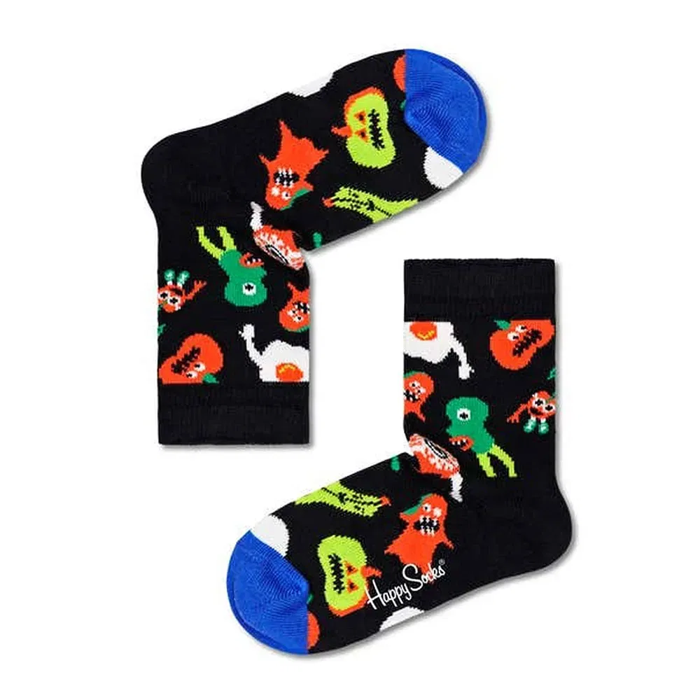Носки Halloween Monsters Happy Socks, черный