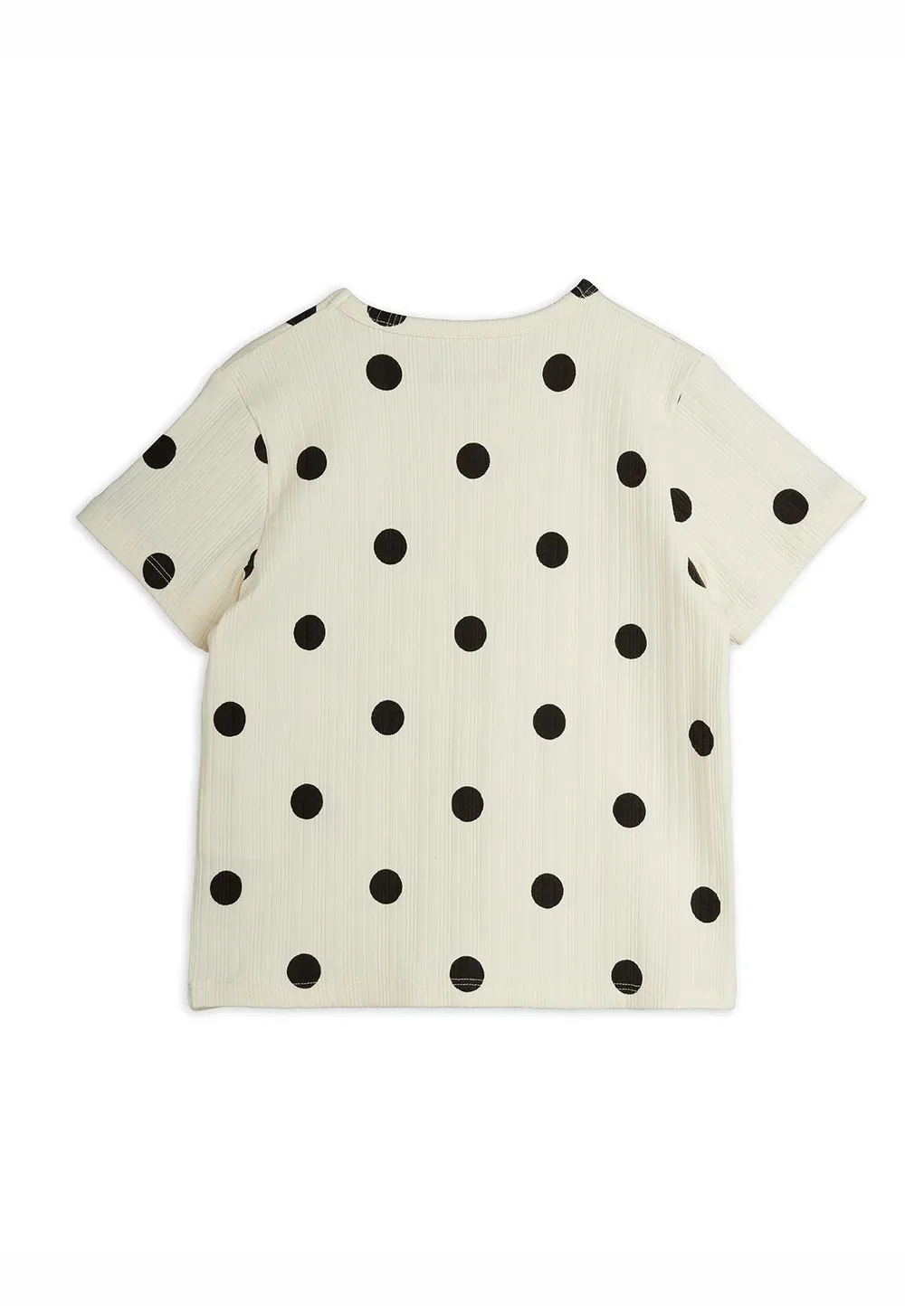 Футболка с принтом "Dots aop dog tee" унисекс Mini Rodini, Offwhite — фото 2
