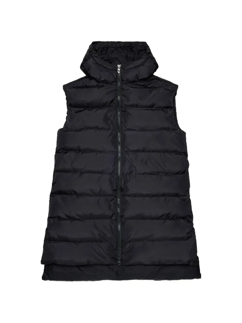 Пуховик Jfenny с капюшоном Diesel Kids, черный
