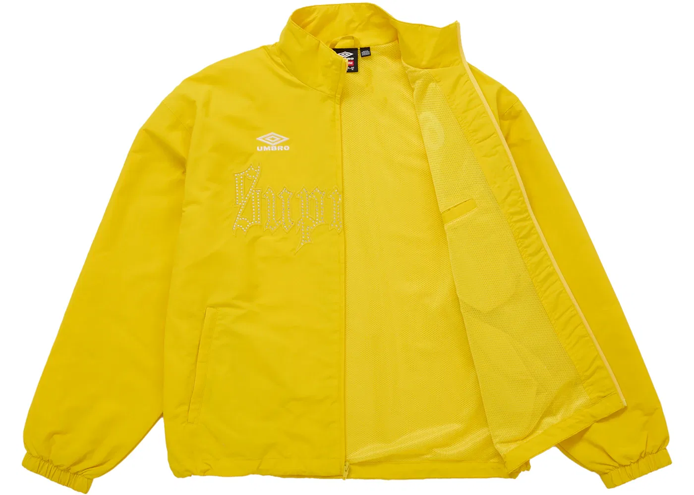 Мужская куртка с принтом Rhinestone Supreme Umbro, Yellow — фото 2