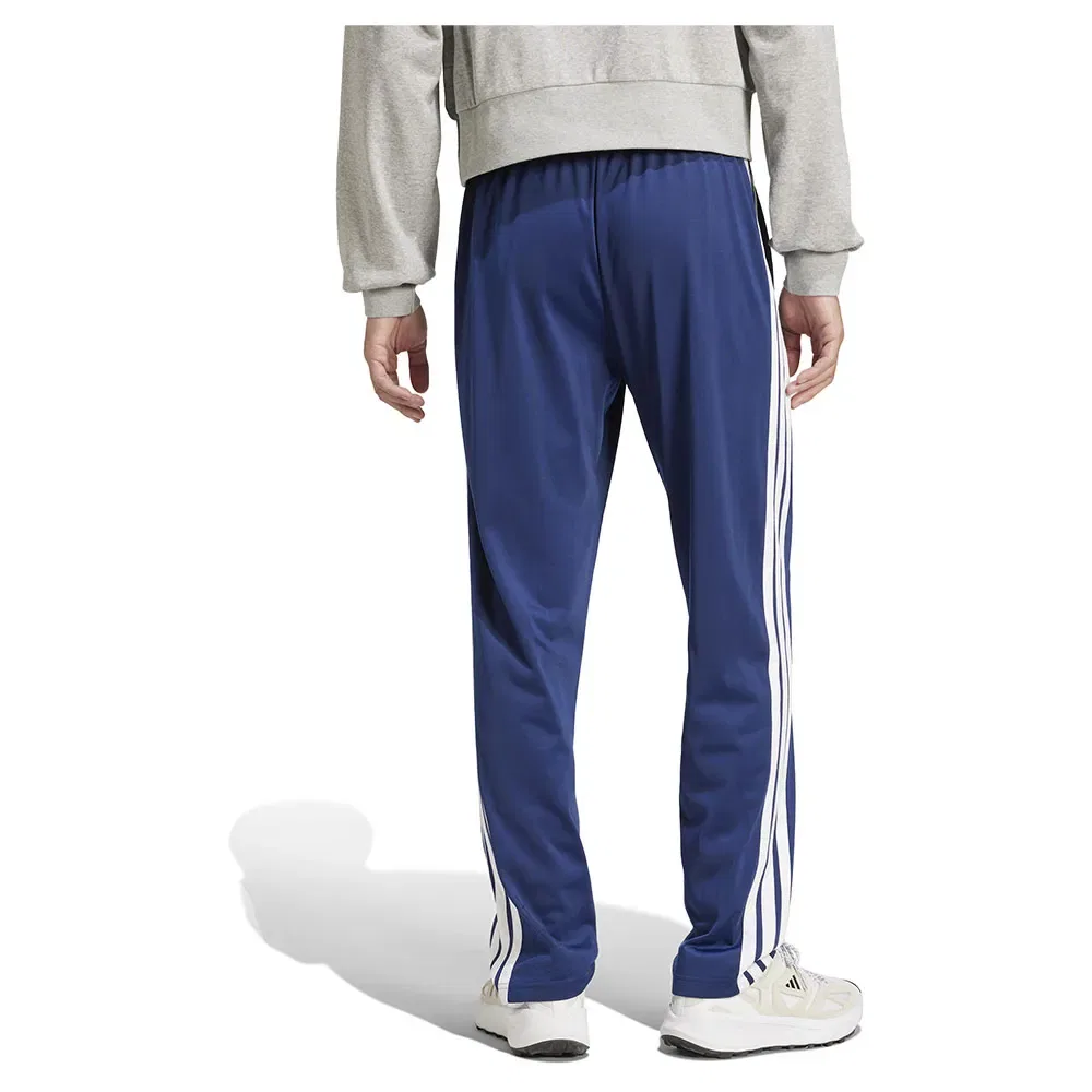 Брюки спортивные 3 Stripes Tricot Regular Fit Open Hem Adidas, синий — фото 2