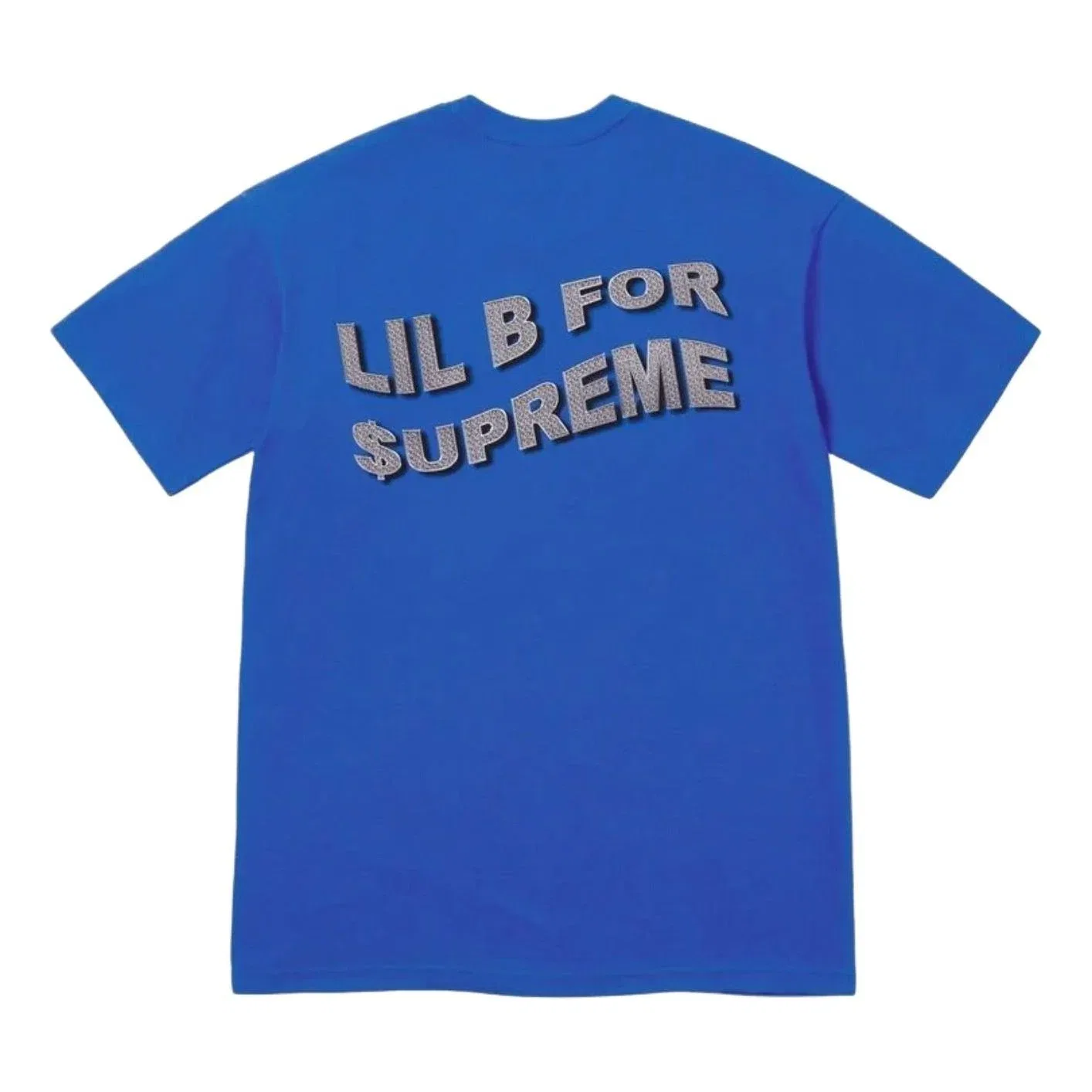 Мужская футболка с принтом Based Supreme, синий — фото 2