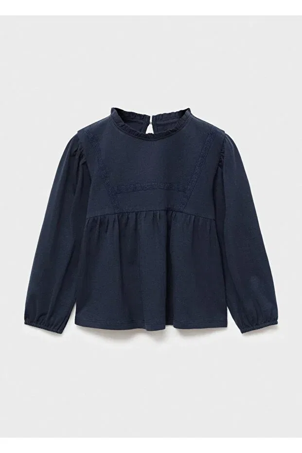 Детская футболка для мальчиков с длинным рукавом Mango Baby, Navy Blue