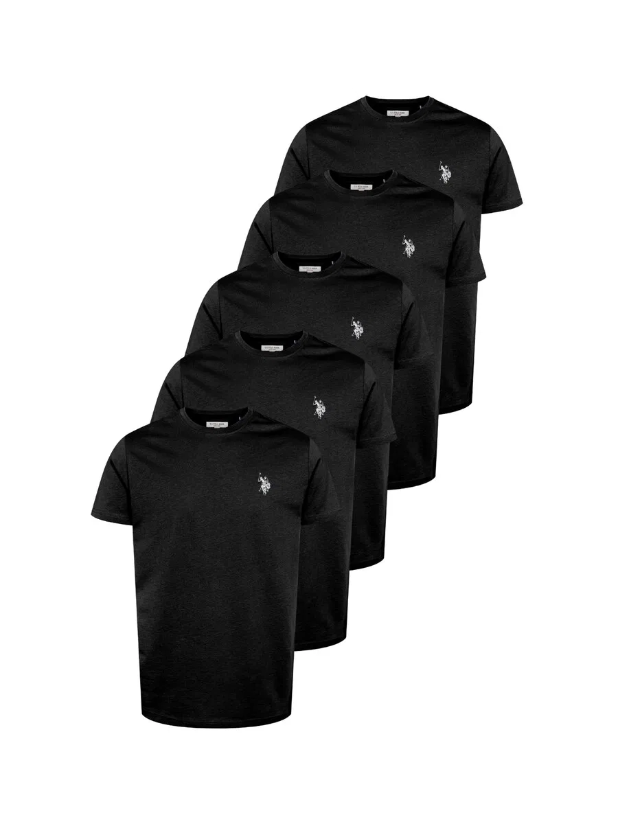 Футболка U.S. Polo Assn. 'UMBetil' черного цвета
